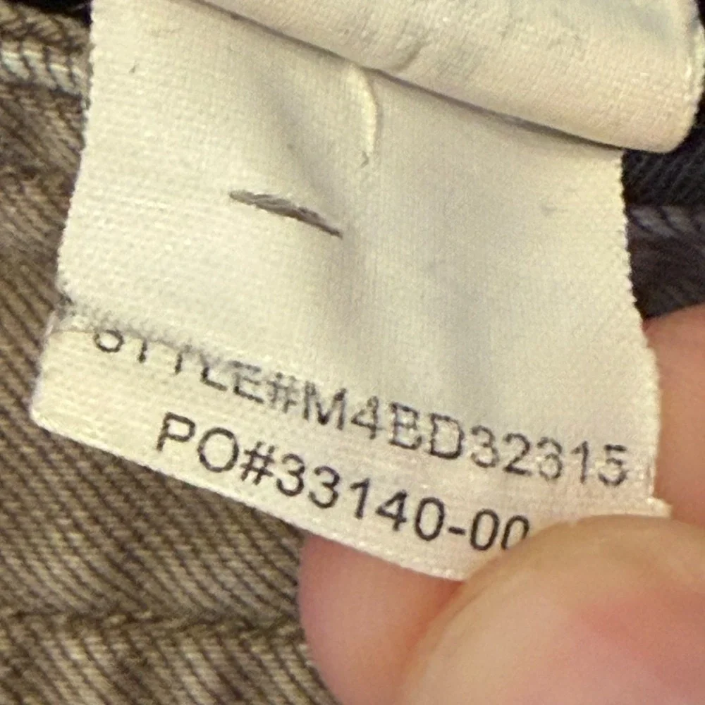 Prana Slim Fit Bridger Jeans Men 34x32 Brown Denim Straight Stretch Casual